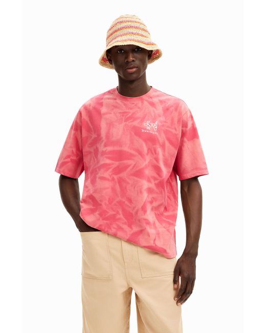 Desigual Pink T-shirt for men