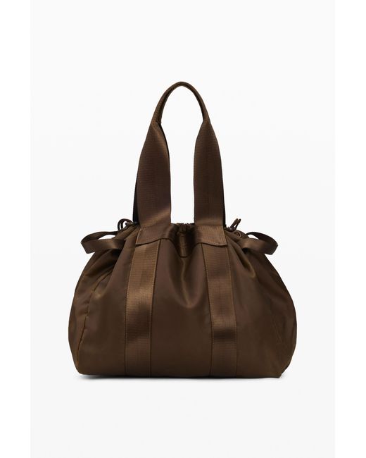 Desigual Brown Large Nylon Shopper Bag, Polyamide