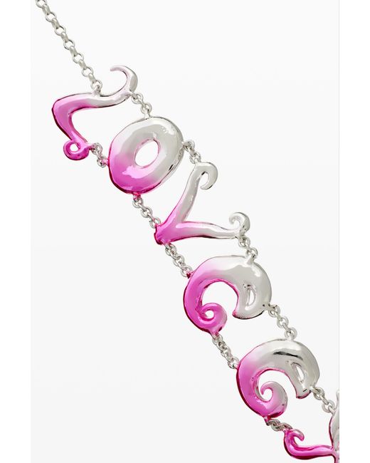Desigual Pink Love Explosion Necklace