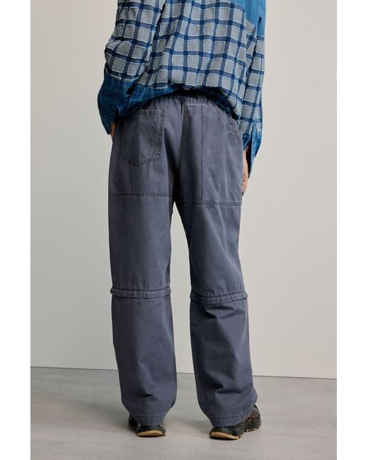 Desigual Blue Long Cotton Trousers, Cotton for men