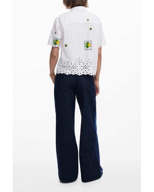 Desigual Blue Aphrodite Shirt, Cotton