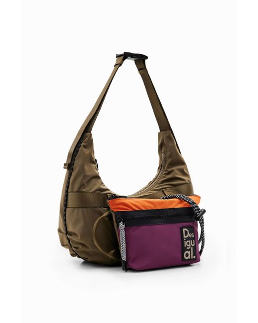 Desigual Purple Small Multi-position Bag