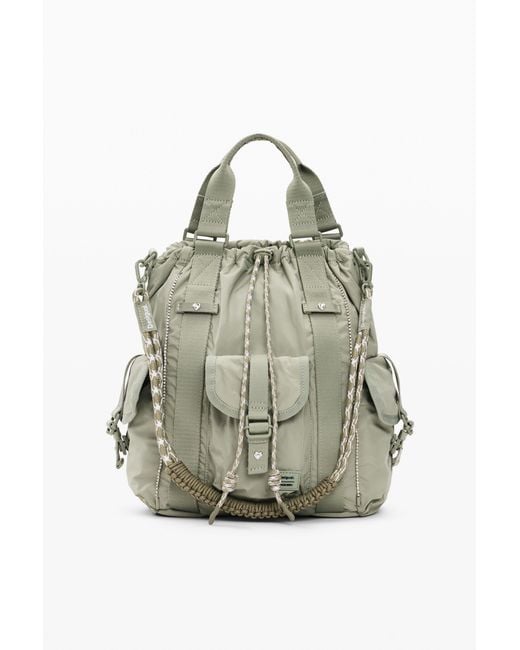 Desigual Green Medium Multi-Position Backpack, Polyester
