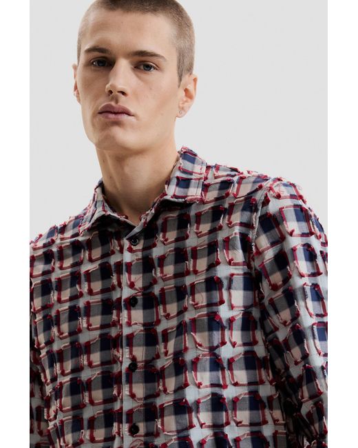 Desigual Checkered Shirt, Cotton for men