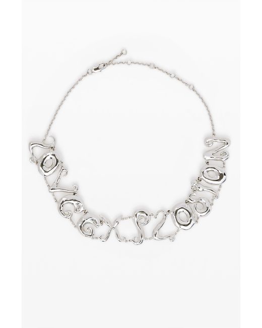 Collier Love Explosion, Noir Desigual en coloris White