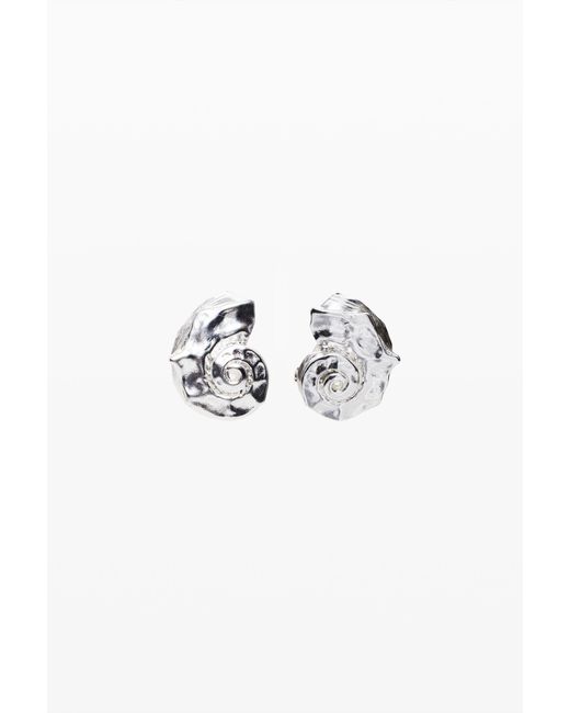 Desigual Black Shell-Shaped Earrings Zalio