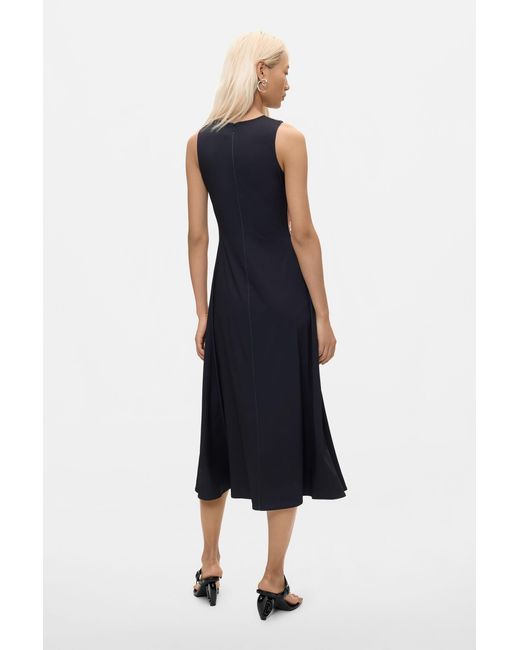 Desigual Blue Sleeveless Knit Dress, Polyester