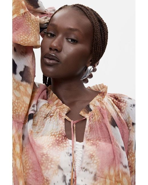 Desigual Pink Blouse, Polyester