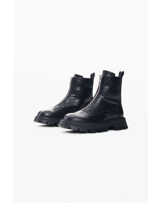 Desigual Blue Heel Boots Leather Effect, Polyurethane