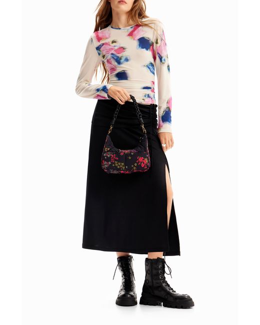 Desigual Black Small Padded Bag, Polyester
