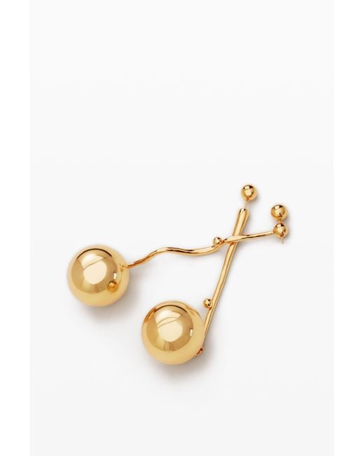 Desigual Metallic Ball Earrings Zalio