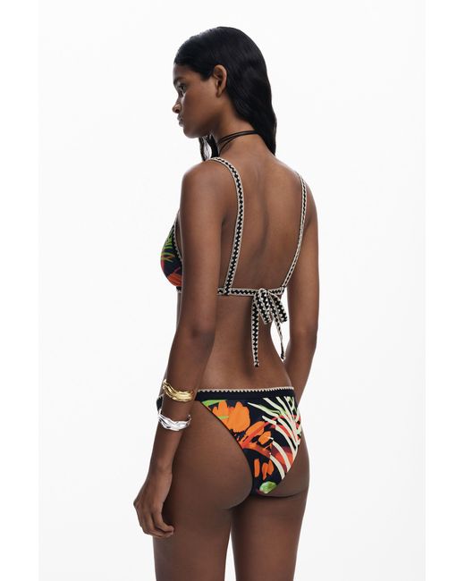 Desigual Red Bikini Top