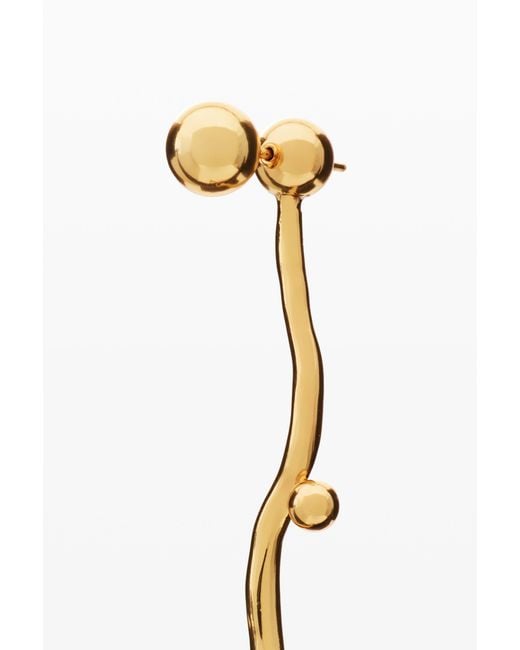 Desigual Metallic Ball Earrings Zalio