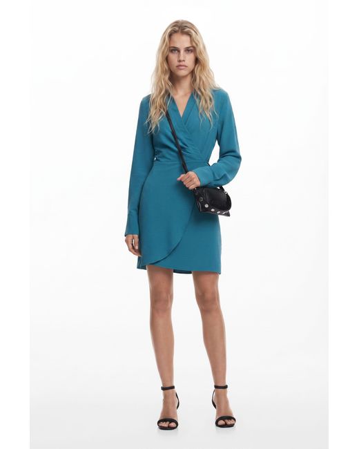 Desigual Blue Shirt Dress
