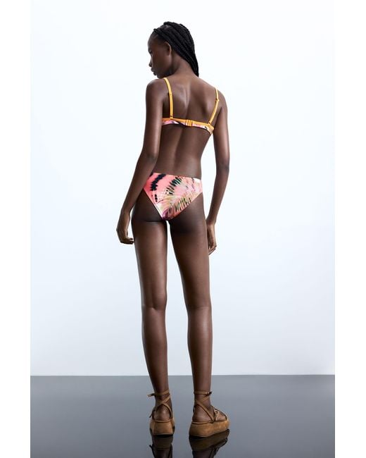 Desigual Yellow Tropical Swimsuit