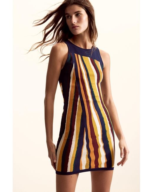 Desigual Orange Dress Designed By Mr. Christian Lacroix