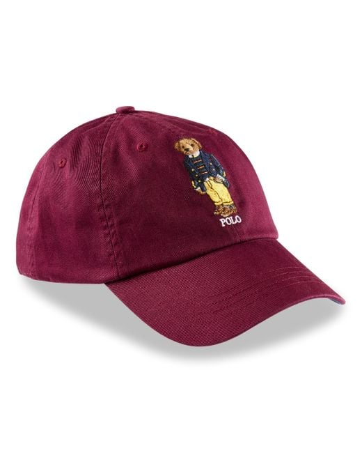 Polo Ralph Lauren Red Big & Tall Polo Bear Baseball Cap for men