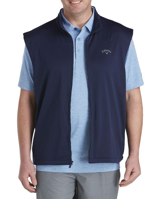 Tall High-gauge Fleece Golf Vest 