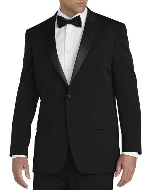 Michael Kors Black Big & Tall Tuxedo Jacket for men
