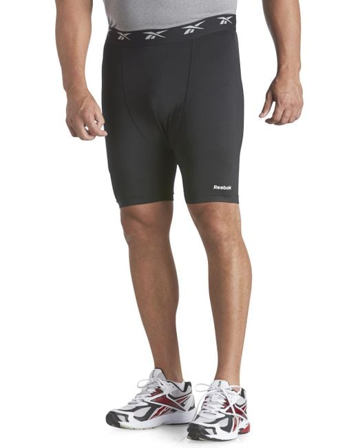 Reebok Synthetic Big & Tall Speedwick Base Layer Shorts in Black for Men |  Lyst