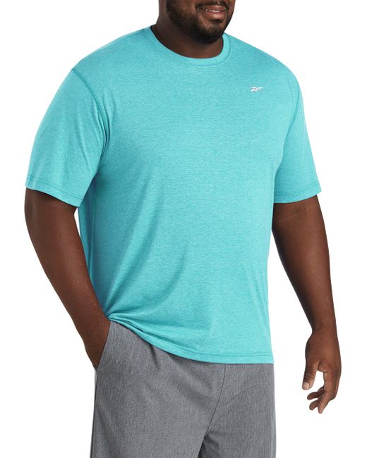 Reebok Big & Tall Performance Jersey Tech T-shirt in Blue for Men | Lyst