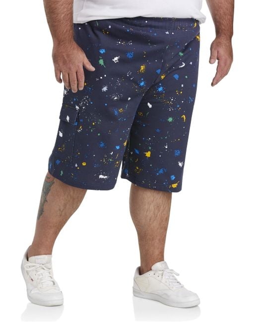 Champion Cotton Big & Tall Splash Cargo Shorts in Blue for Men Lyst