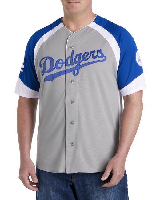 MLB Big & Tall Team Jersey in Blue for Men