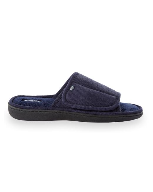 Dockers Big & Tall Adjustable Slippers in Navy (Blue) for Men - Lyst