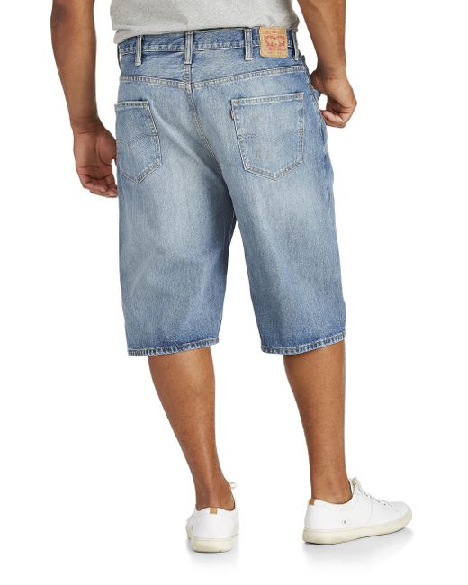Levi's Big & Tall 569 Loose Fit Stretch Shorts in Blue for Men - Lyst