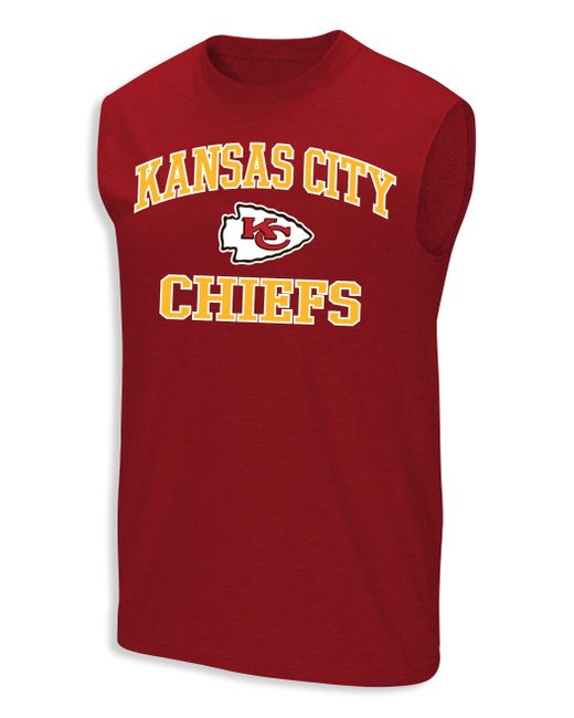 Nfl Red Big & Tall Performance Muscle Tee for men