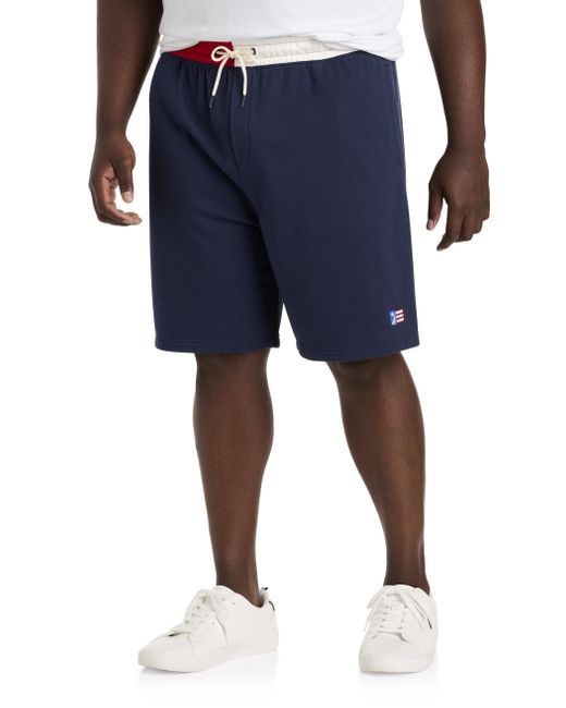Nautica Blue Big & Tall Colorblocked Shorts for men