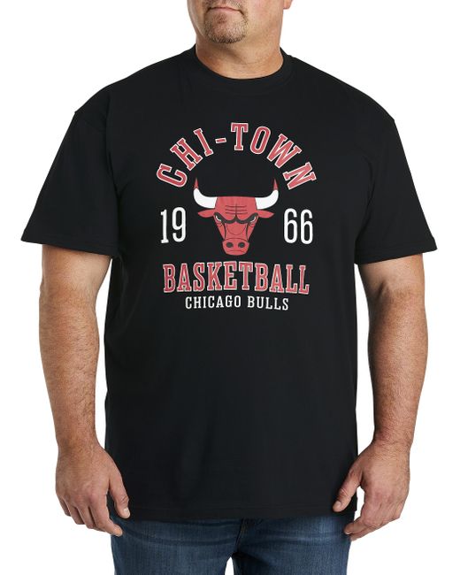 Nba Big & Tall Home Team Graphic Tee in Red for Men