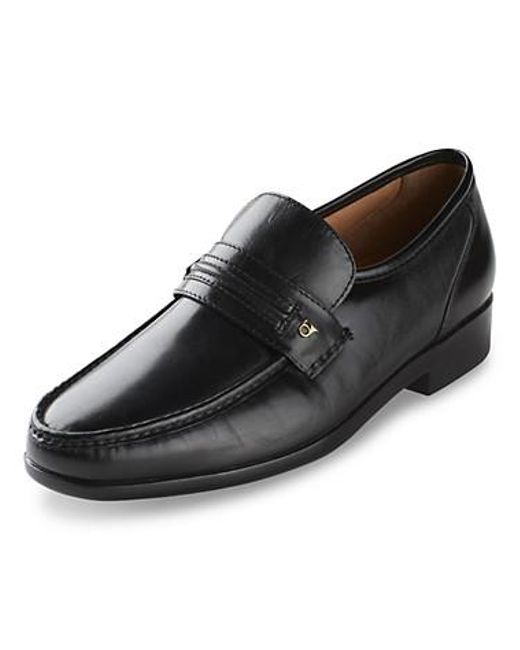 French Shriner Big \u0026 Tall Dayton Slip On Loafer in Black for Men | Lyst