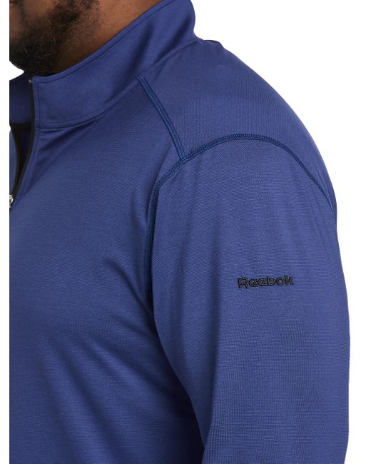 reebok 1/4 zip pullover