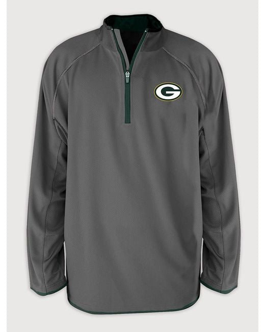 Nfl Gray Big & Tall 1 4- Zip Pullover for men