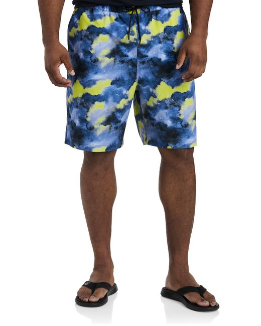 Psycho Bunny Big & Tall Meyer Swim Trunks in Blue for Men Lyst