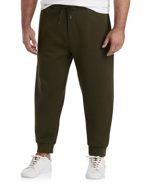 Polo Ralph Lauren Big Tall Double knit Solid Joggers in Green