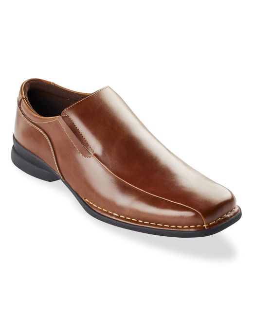 Kenneth Cole Brown Big & Tall Pave Slip-on Loafers for men