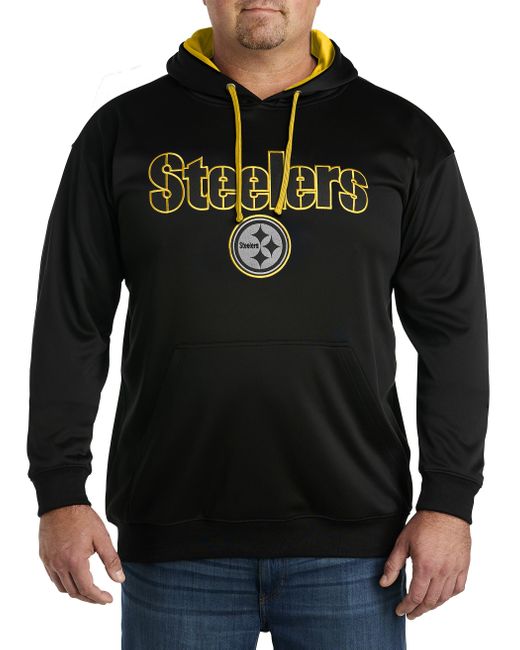 Nfl Big & Tall Team Pullover Hoodie in Black for Men