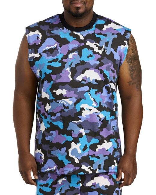 Champion Cotton Big \u0026 Tall Camo Muscle 