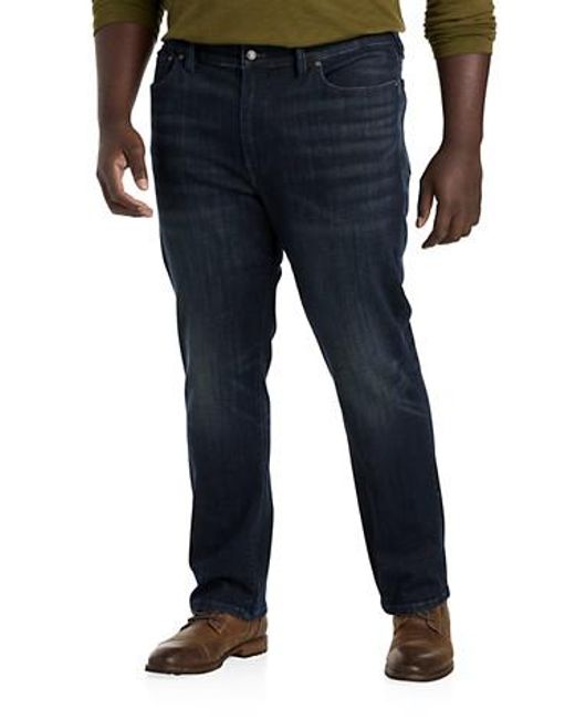 Lucky Brand Men's Blue Big Tall Genesis Athletic-Fit Coolmax