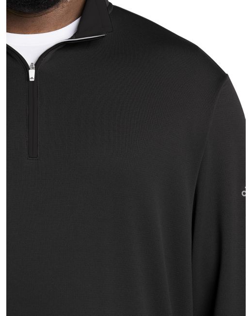 adidas Big \u0026 Tall Golf Solid 1 4-zip 