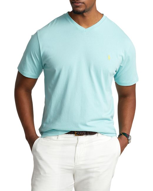 polo v neck t shirts big tall