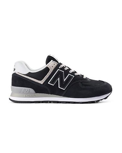 New Balance Black Big & Tall 574 Running Sneakers for men