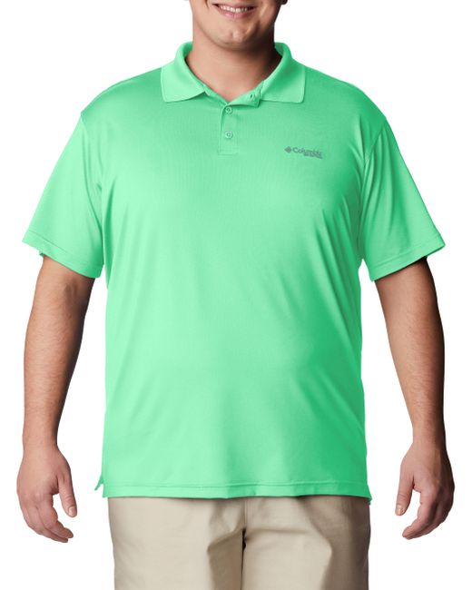 Columbia Green Big & Tall Low Drag Offshore Polo Shirt for men