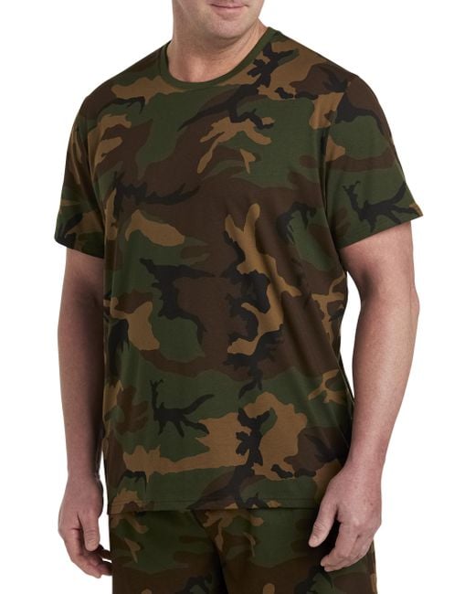 Polo Ralph Lauren Green Big & Tall Camo Print Lounge T-shirt for men