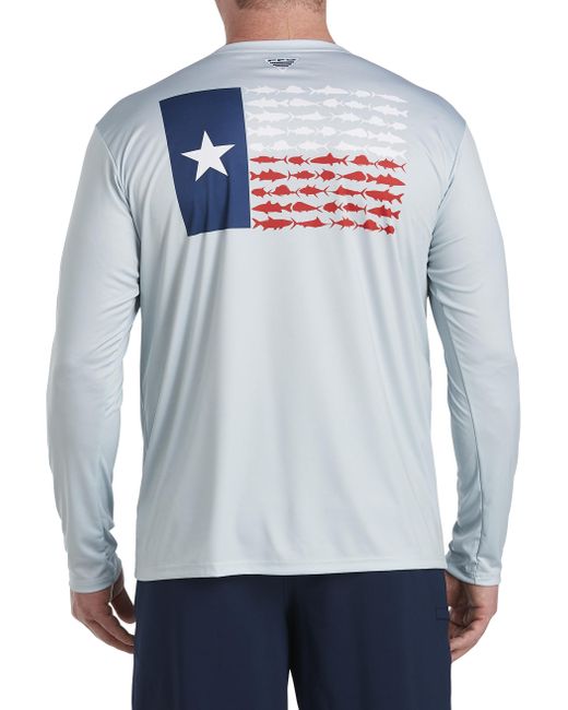 Tall Fish Flag Long-sleeve Graphic Tee 