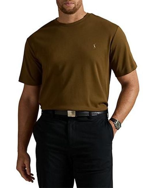 Polo Ralph Lauren Men's Black Big Tall Soft Touch T-Shirt