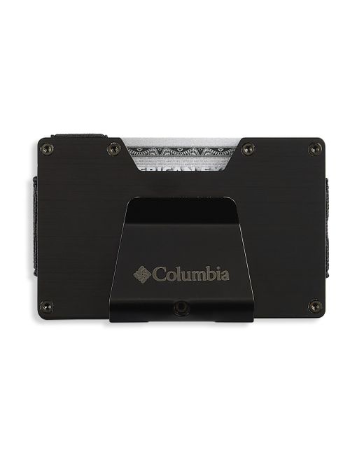 Columbia Black Big & Tall Rfid Hard Case Wallet for men