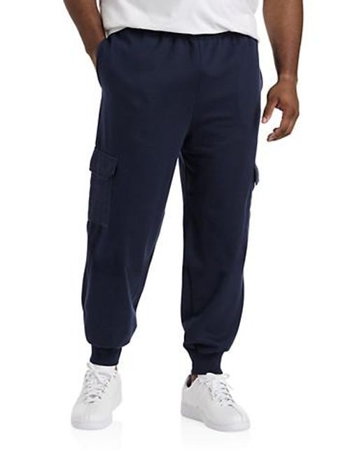 Champion Big Tall Quilted Cargo Joggers in Blue for Men Lyst